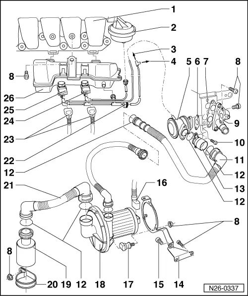 Audi Manuals > A3 Mk2 > Power unit > 6cylinder injection