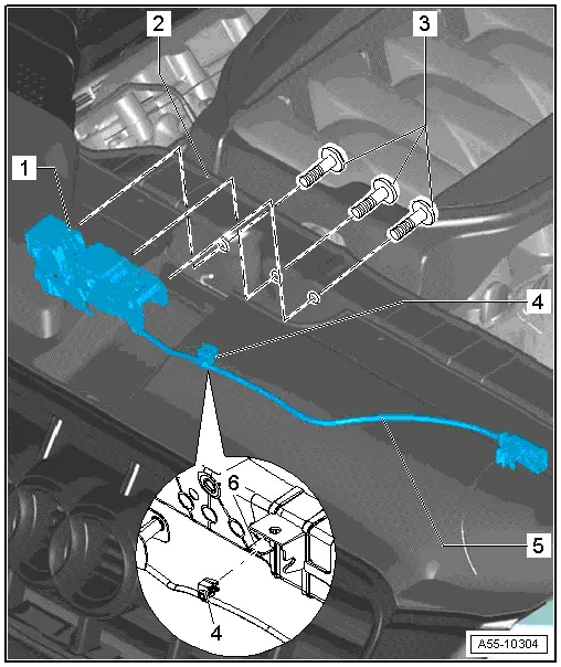 Hood release cable disconnected or broken