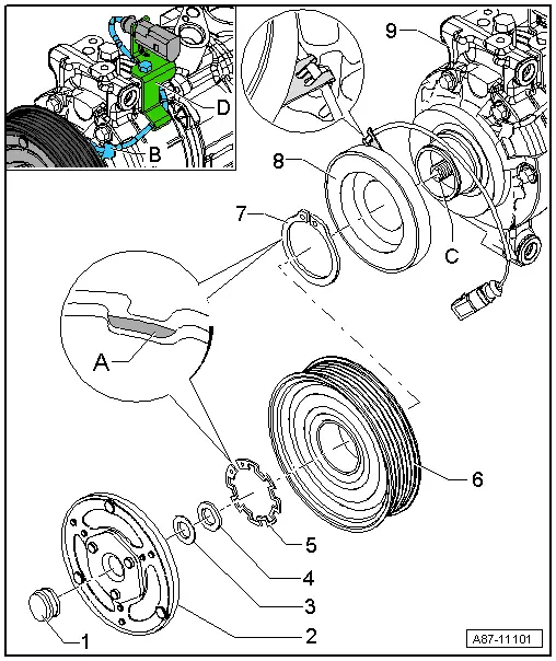 Audi Manuals > A4 Mk3 > Heating, ventilation, air conditioning