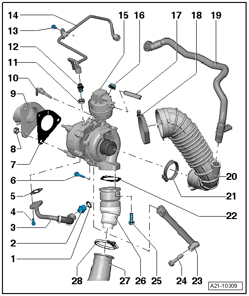 Audi Manuals > A5 > Power unit > 4cylinder TDI engine (2.0