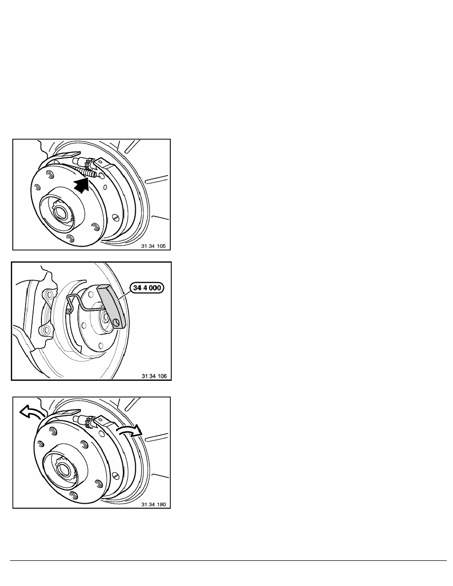 How to adjust handbrake on bmw 316