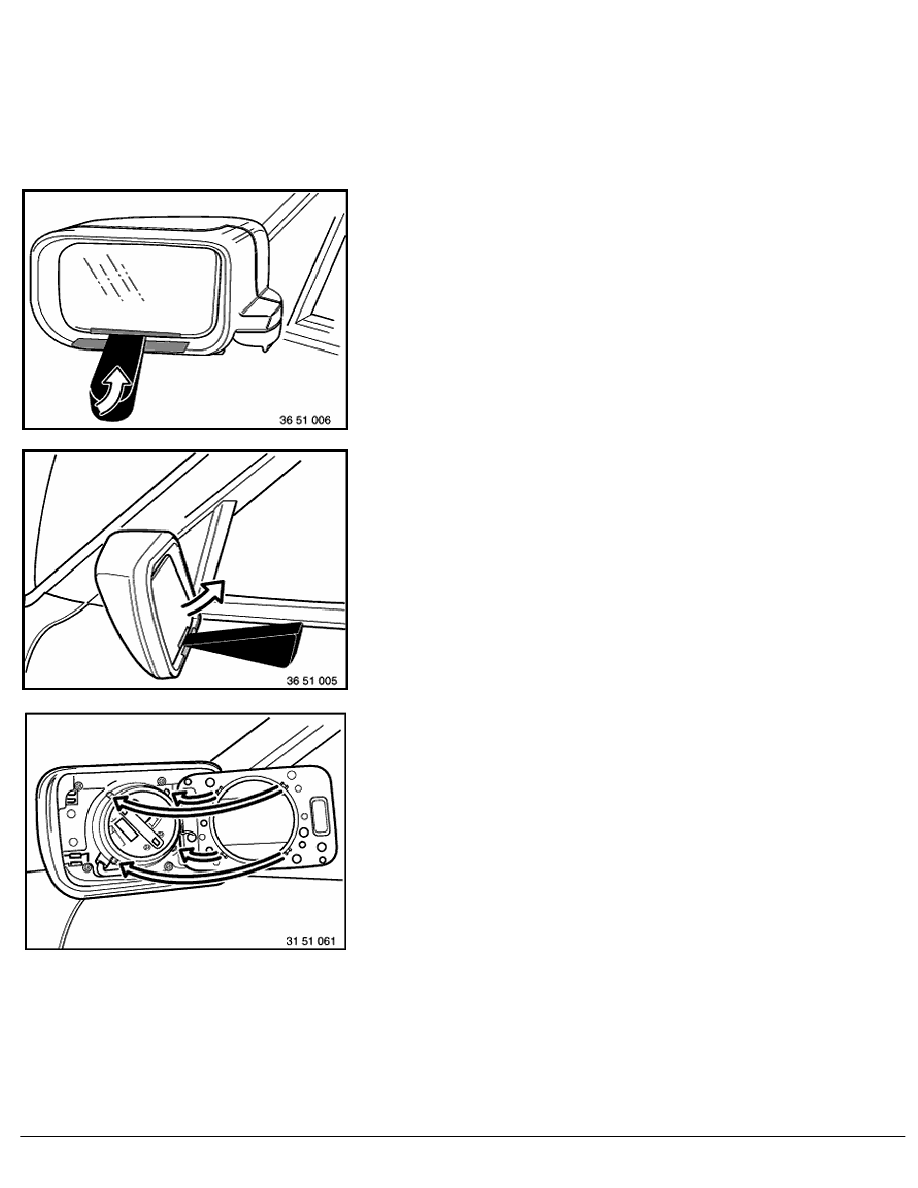 Bmw e36 rear view mirror installation #5