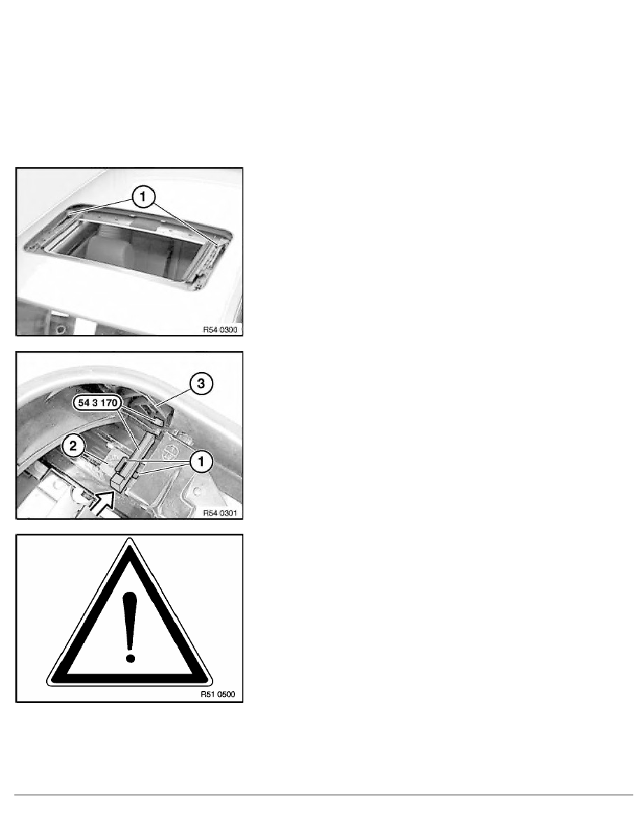 Bmw sunroof slide mechanism #7