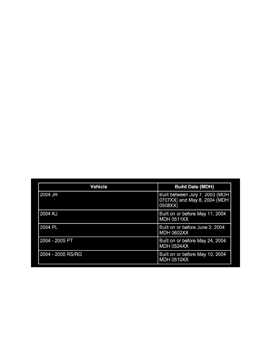 Chrysler service bulletins sebring #2