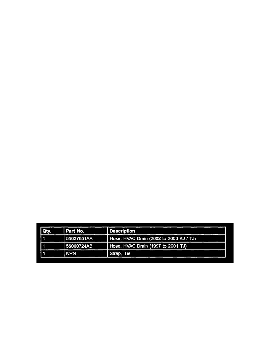 2003 Jeep liberty technical service bulletins