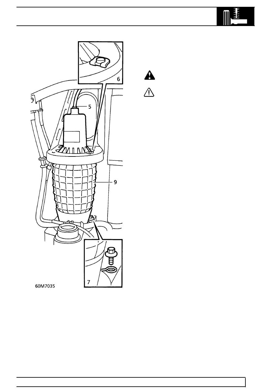 Land Rover Manuals > Range Rover P38 > 60 FRONT SUSPENSION ELECTRONIC AIR