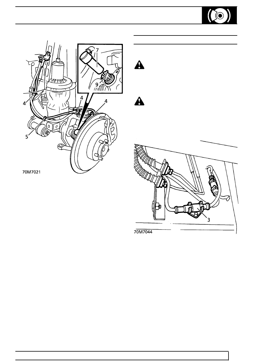 land rover workshop manuals > range rover p38 > 70 - brakes - abs land rover workshop manuals > range rover p38 > 70 - brakes - abs, Wiring diagram