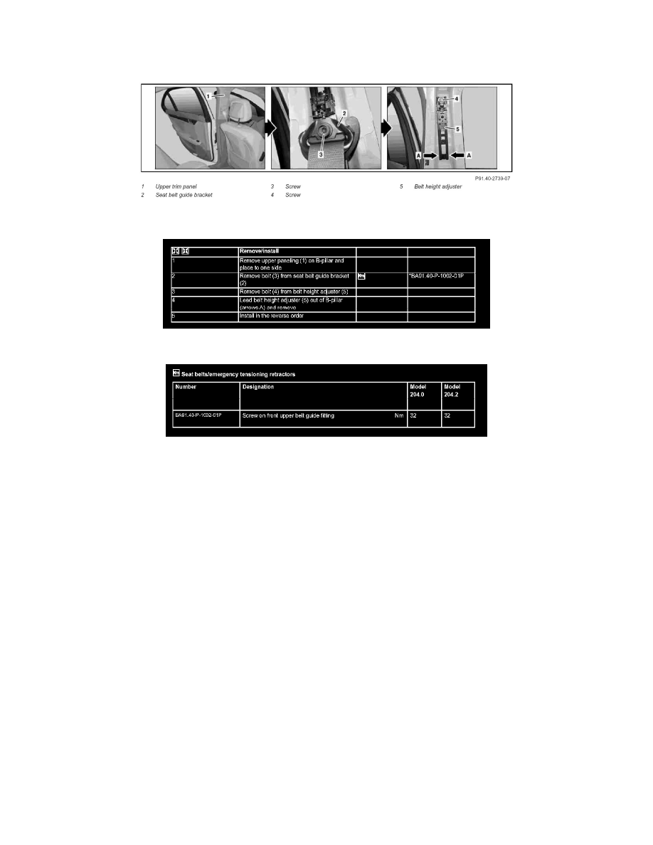 Restraint system service mercedes #5