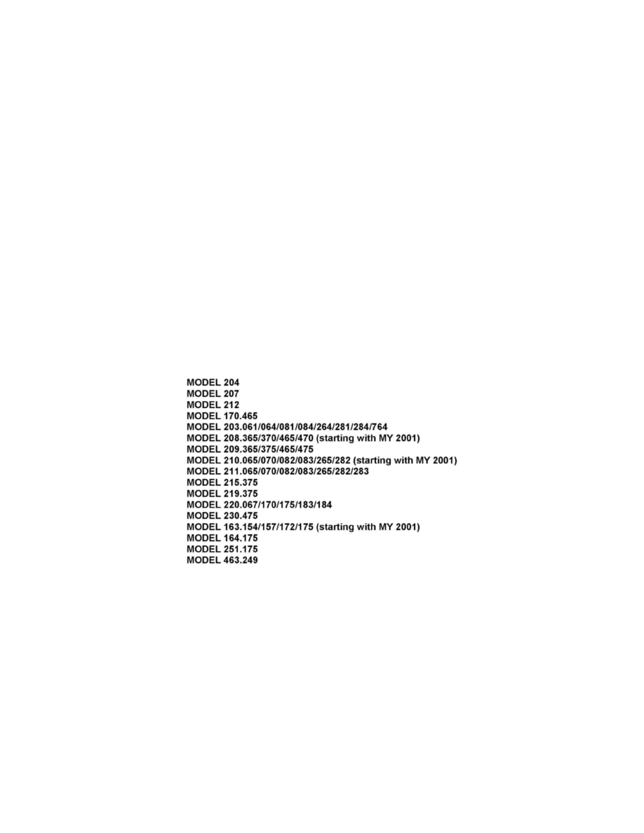 Mercedes benz tsb bulletin #6