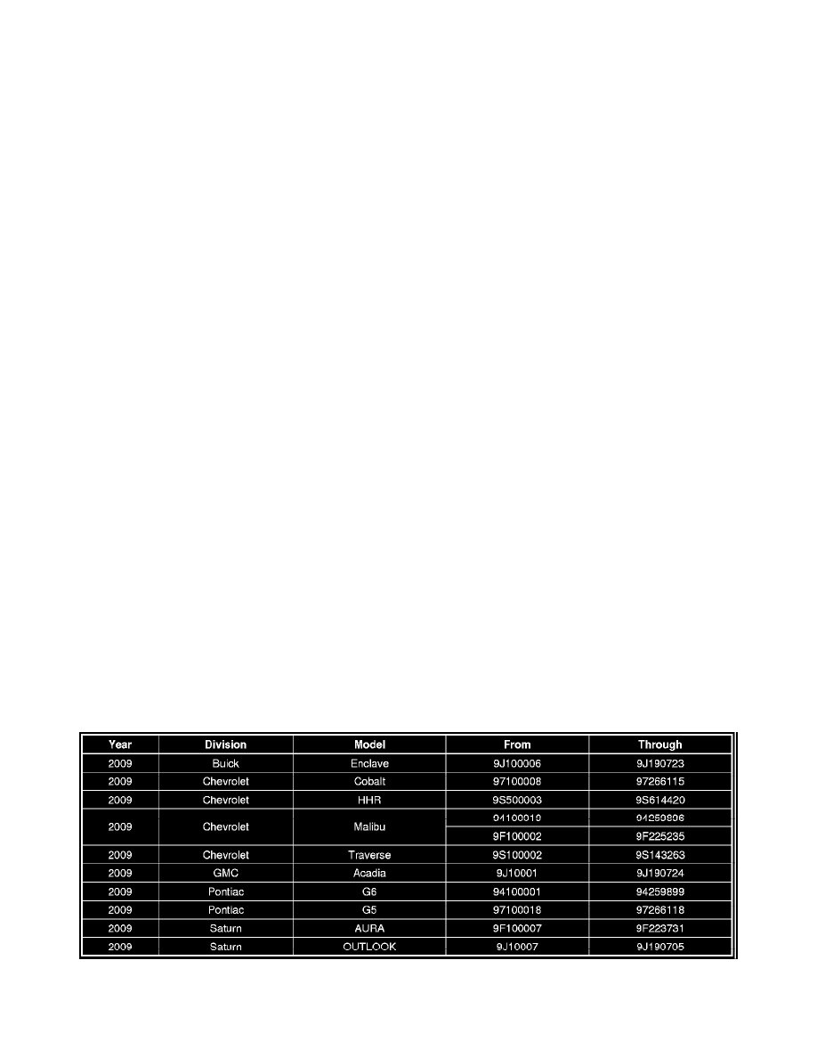 Pontiac Workshop Manuals > G6 V6-3.5L (2009 ... Pontiac Workshop Manuals > G6 V6-3.5L (2009 ...