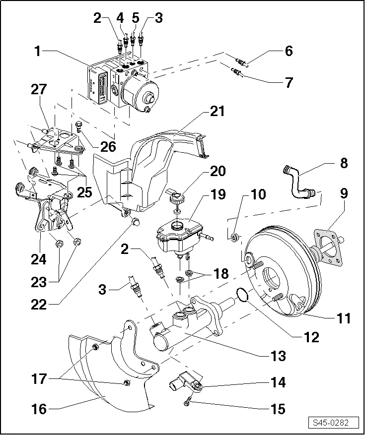 Skoda Manuals > Yeti > Brake systems > ABS, ADR, TCS, EDL, ESP