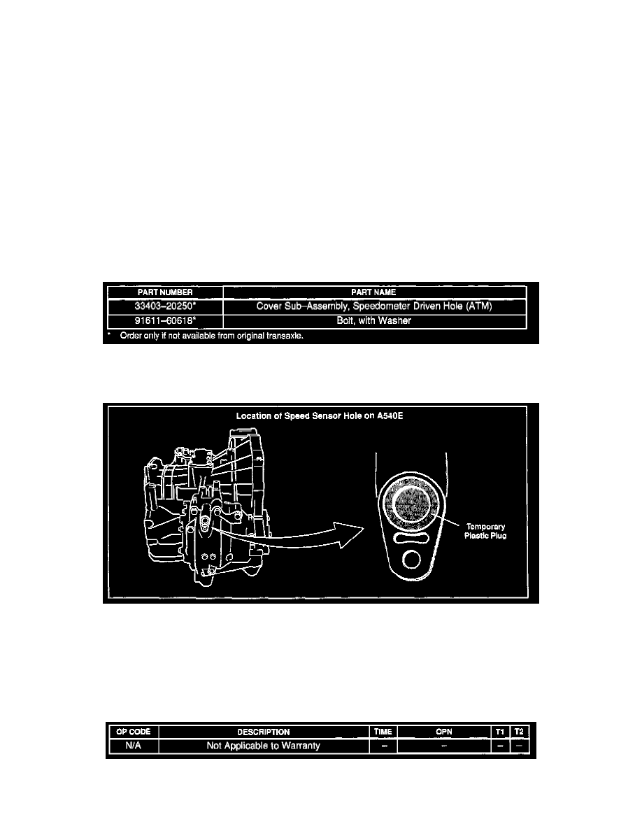 Toyota sienna bulletins