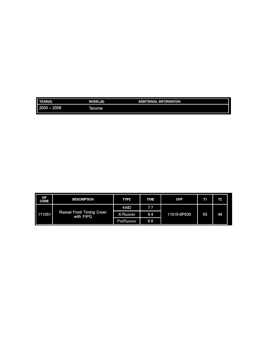 2006 toyota tacoma technical service bulletins #4