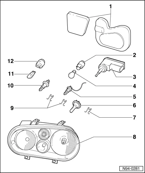 Volkswagen Manuals > Golf Mk4 > Vehicle electrics > Electrical