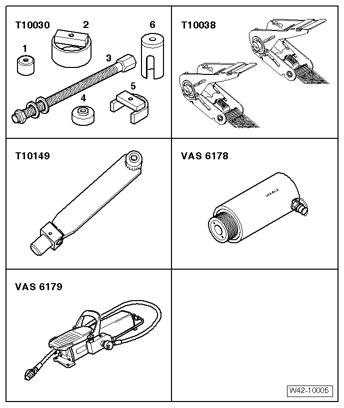 Volkswagen Manuals > Golf Mk4 > Running gear, axles, steering