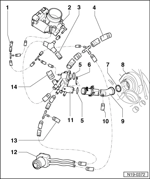 Volkswagen Manuals > Golf Mk4 > Power unit > 4cylinder