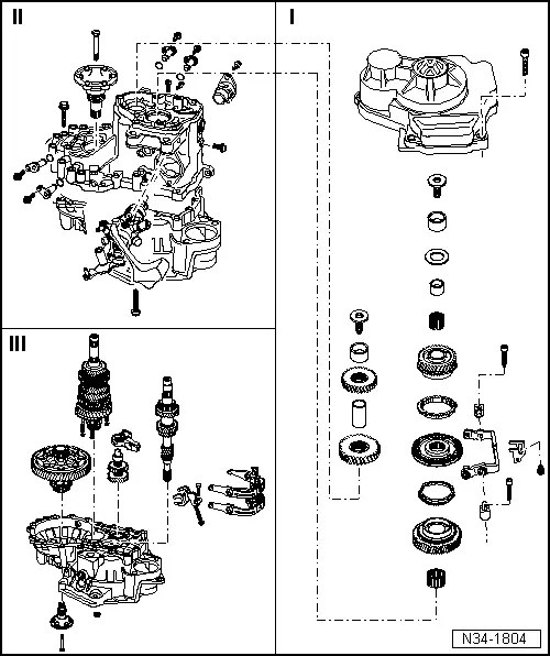 Volkswagen Manuals > Golf Mk5 > Power transmission > 6speed
