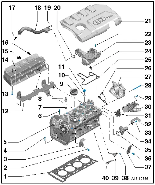 Volkswagen Workshop Manuals > Golf Mk6 > Power unit > 4-cylinder