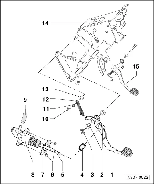 Volkswagen Manuals > Passat (B3) > Power transmission > 5