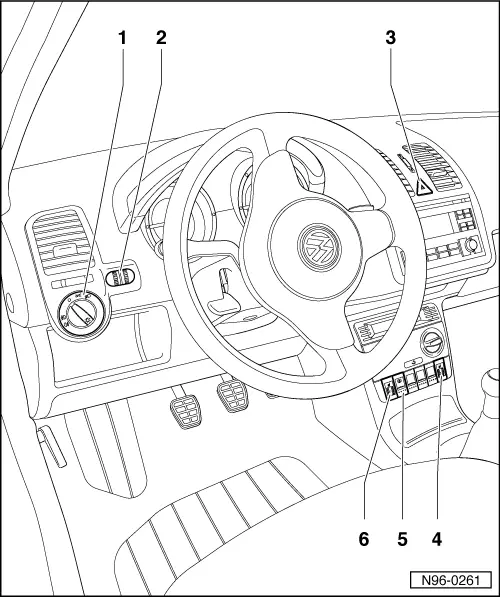 Volkswagen Manuals > Polo Mk3 > Vehicle electrics > Electrical