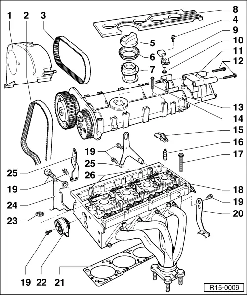 Volkswagen Manuals > Polo Mk4 > Engine > 4 Cyl. injection