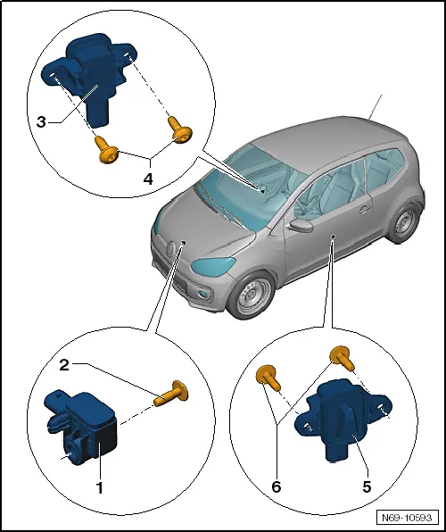 Volkswagen Manuals > Up! > Body > General body repairs