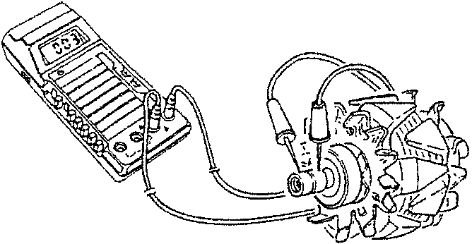 Continuity test setup diagram