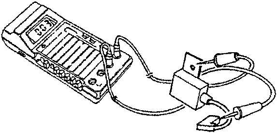 Tester connected to anti-disturbance condenser