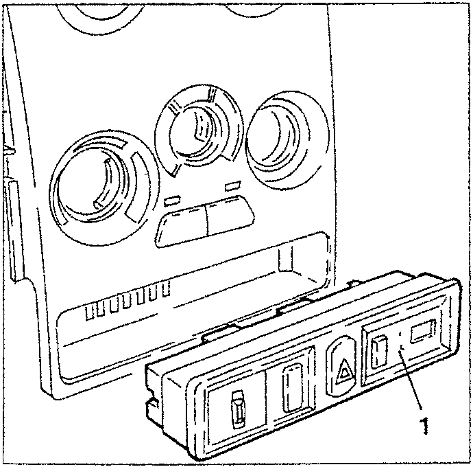 Services control unit being removed from climate control module