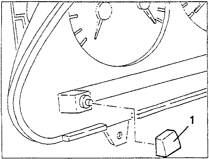 Trip meter reset button removal