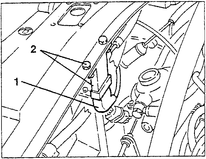 Heating and ventilation control unit with two screws