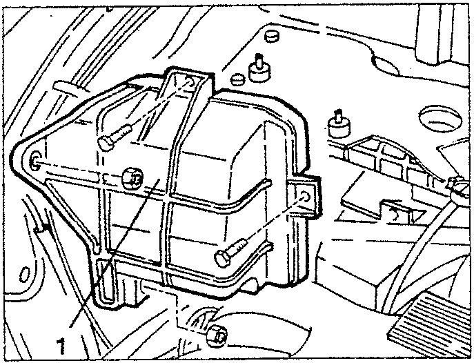 Glow plug warming control unit with bracket