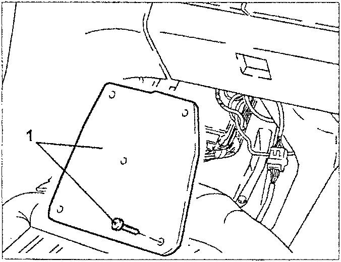 Control unit cover removal