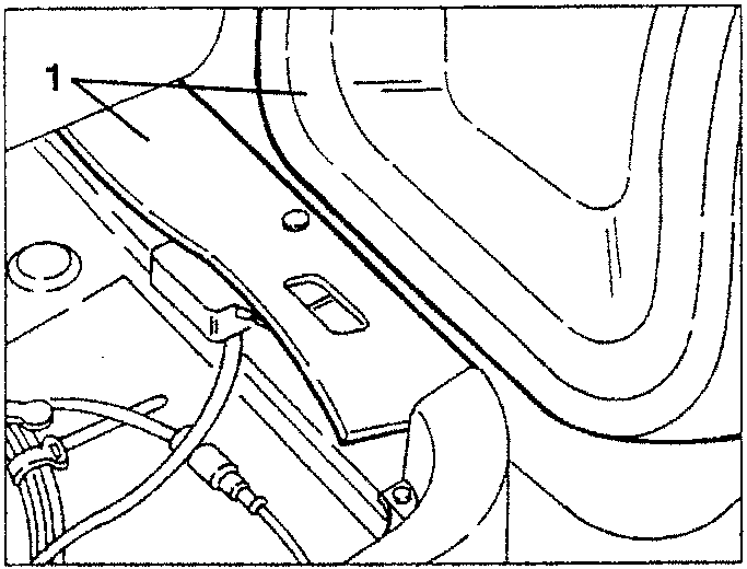 Ceiling lamp timer location under rear cushion