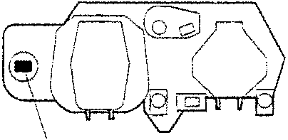 Close-up of a component with label E24 A