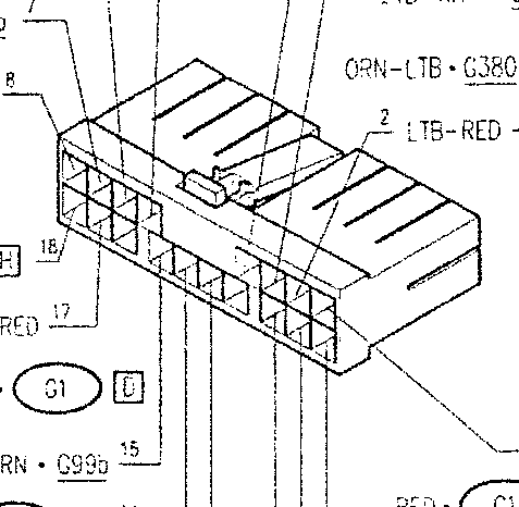 Instrument cluster wiring diagram for Model Year '98