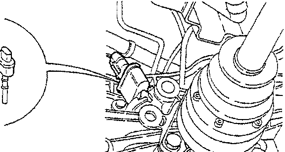 Speedometer sensor location on Boxer engine