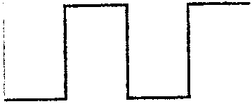Waveform diagram showing speedometer sensor output signal