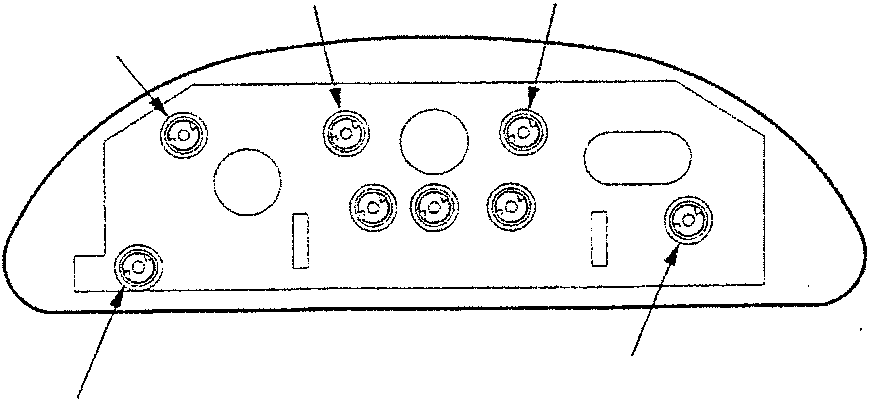Control panel lighting diagram for models from M.Y. '99