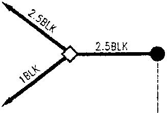 Diagram showing ABS G272 and ABS TB connected to G143 via 2.5BLK and 1BLK wires.