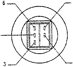Pressure switch schematic with numbered terminals 1 to 4