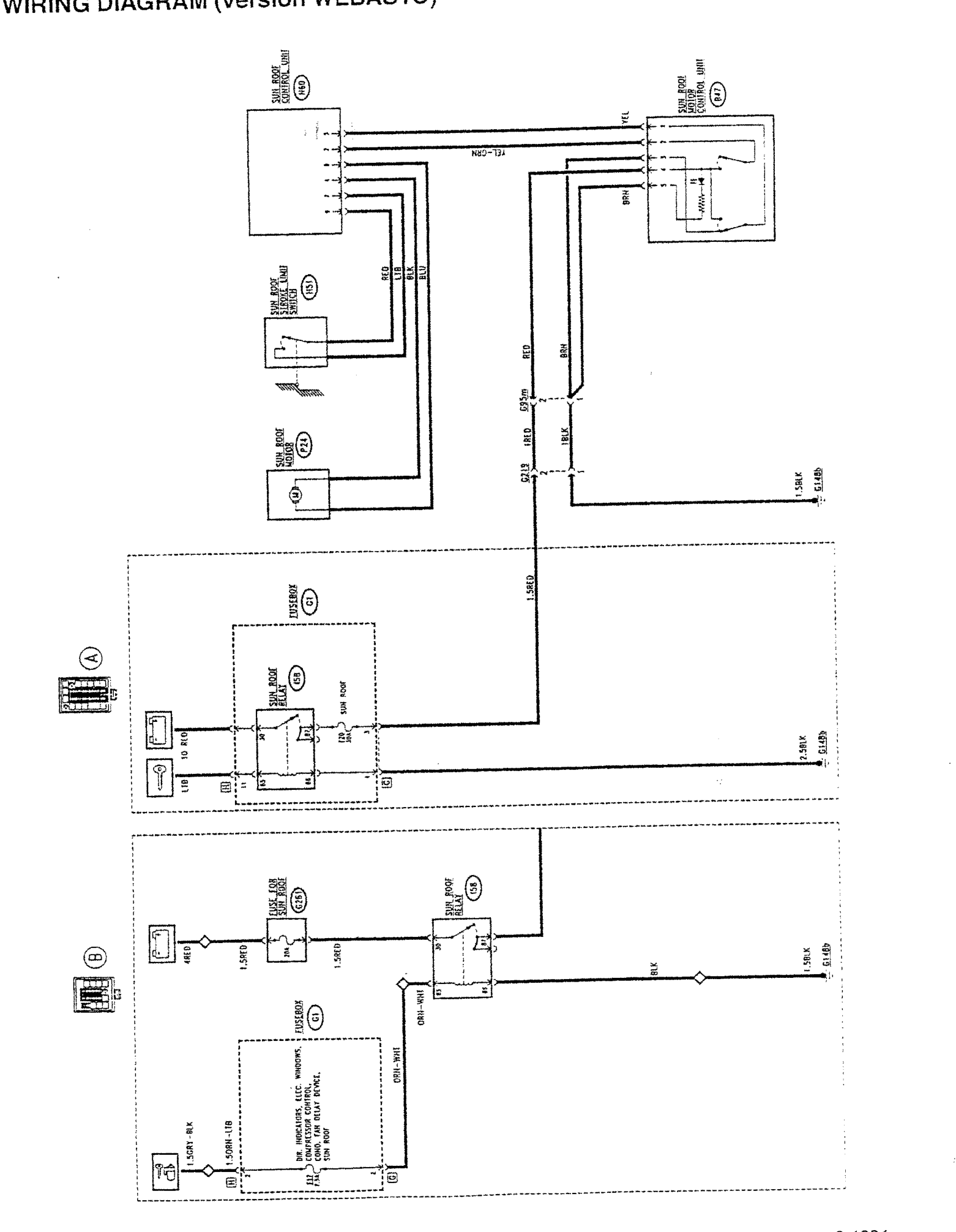 Wiring diagram (version webasto)