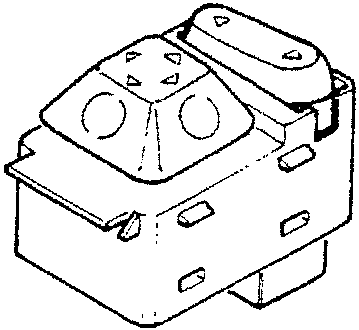 double wing mirrors control switch
