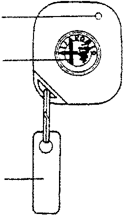 Transmitter diagram with labeled parts