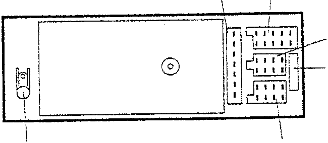 view of connectors side of car radio