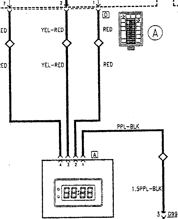 Wiring diagram for car timer control unit with relay connections