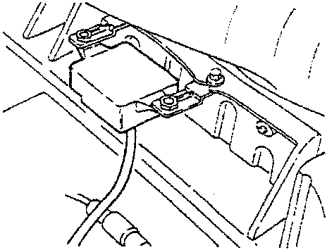 Courtesy light timer N10 location diagram