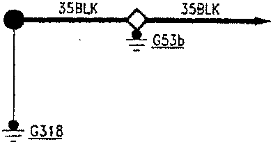 Diagram showing G267 connected to power supply via 16BLK wire