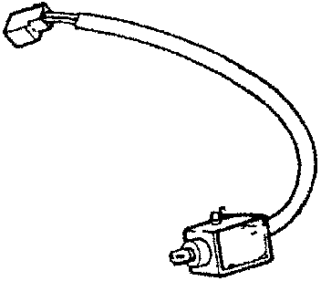Luggage compartment opening electromagnet M12 with wire harness