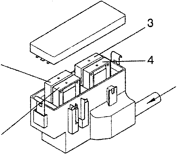 Branch terminal box G56 with labeled fuses and connectors